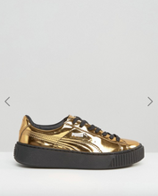 puma metallic trainers from iconic breafsonic