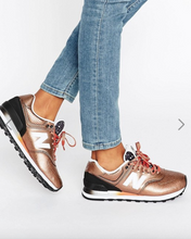 new balance 574 metallic trainers from iconic breafsonic