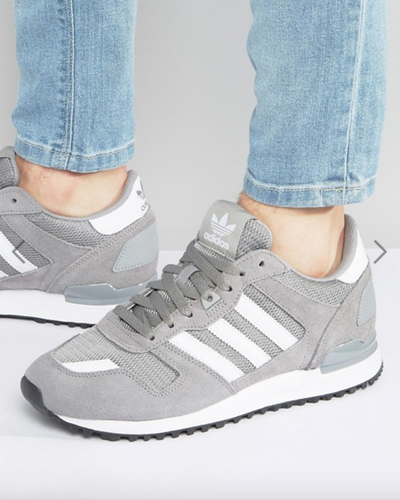 adidas Originals ZX 700 grey trainers from iconic breafsonic